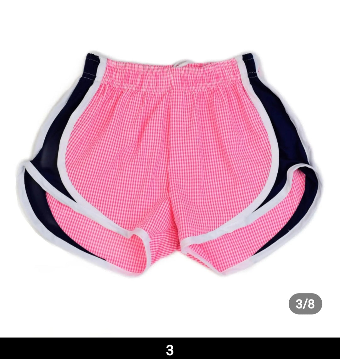 Girls Seersucker Running Shorts **Presale**