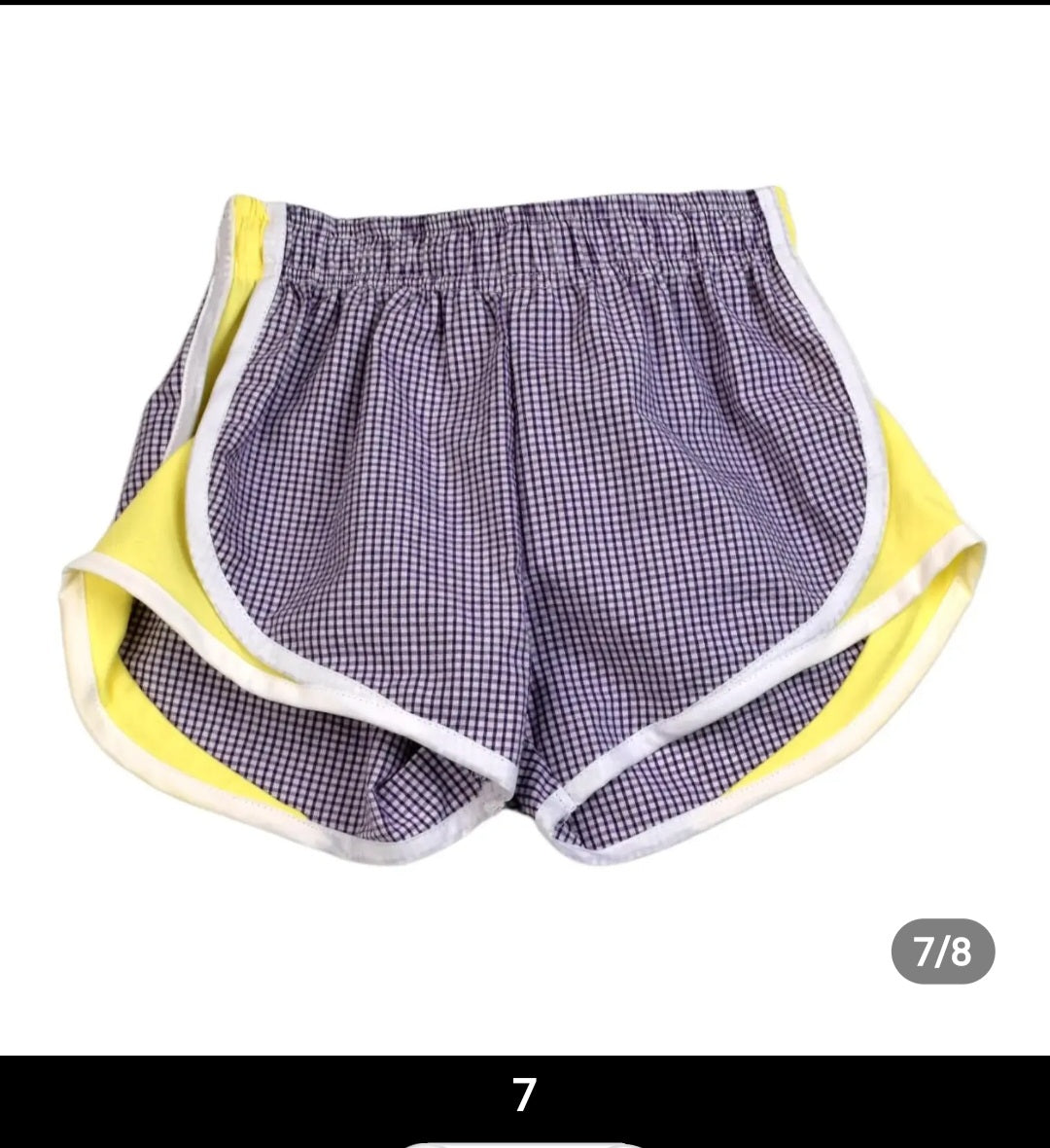 Girls Seersucker Running Shorts **Presale**