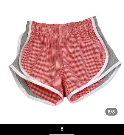 Girls Seersucker Running Shorts **Presale**