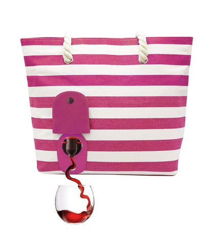 Beach Tote Cooler with hidden Spout