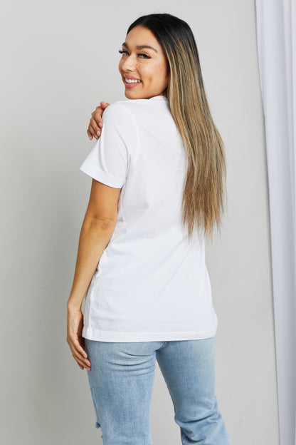 Simply Love SUNKISSED & SALTY Graphic Cotton T-Shirt