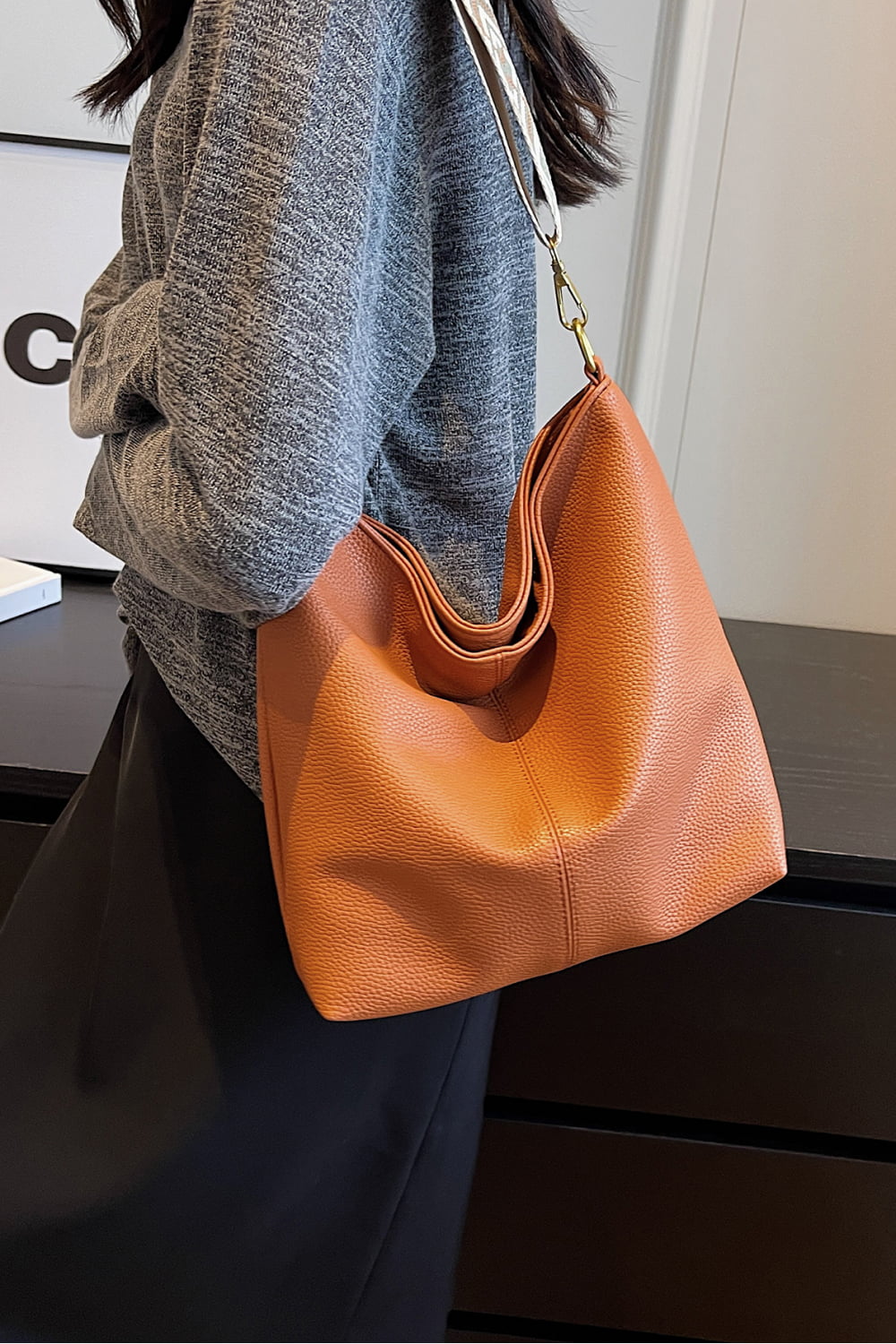 PU Leather Shoulder Bag