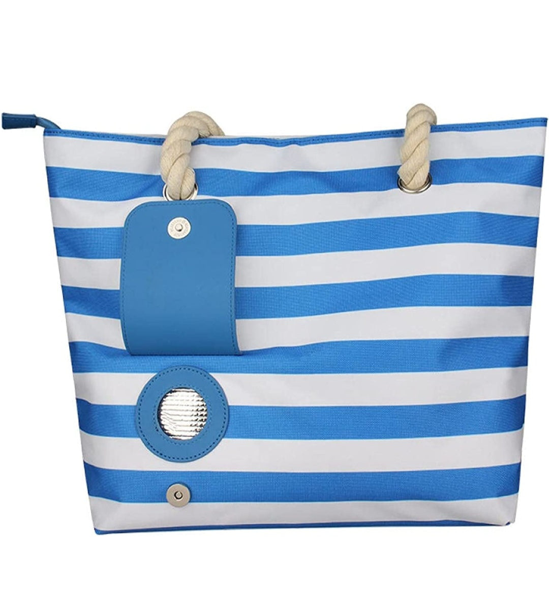 Beach Tote Cooler with hidden Spout